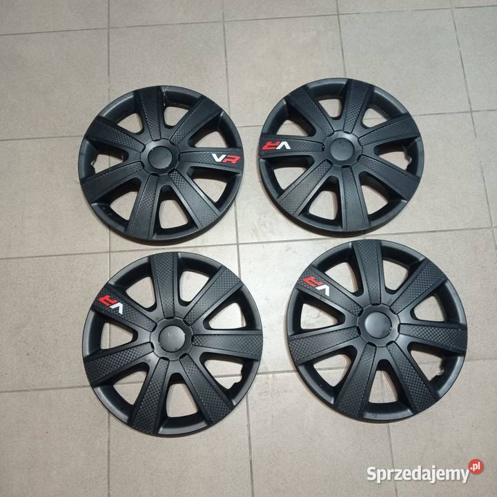 KOŁPAKI VR Carbon Black 14 ALU x 4 Górecki Kamień Pomorski