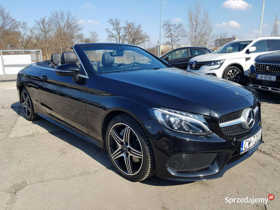 Mercedes C 200 C200 Kompressor Cabrio Salon Rok produkcji 2018 Mercedes-Benz Włocławek sprzedam