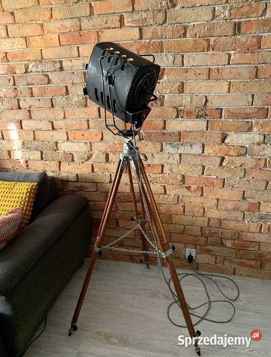 Lampa LOFT VINTAGE zabytek teatr lata 70 Poznań