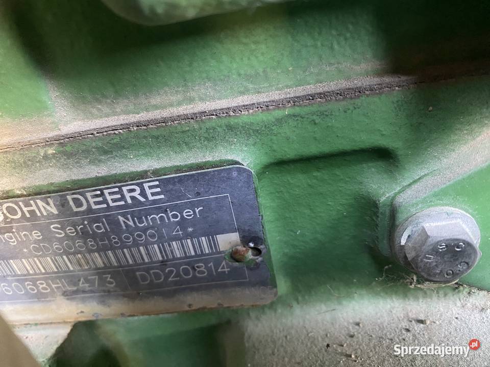 KOMPLETNY SILNIK 6068HL473 JOHN DEERE 6068 6520 Kielce