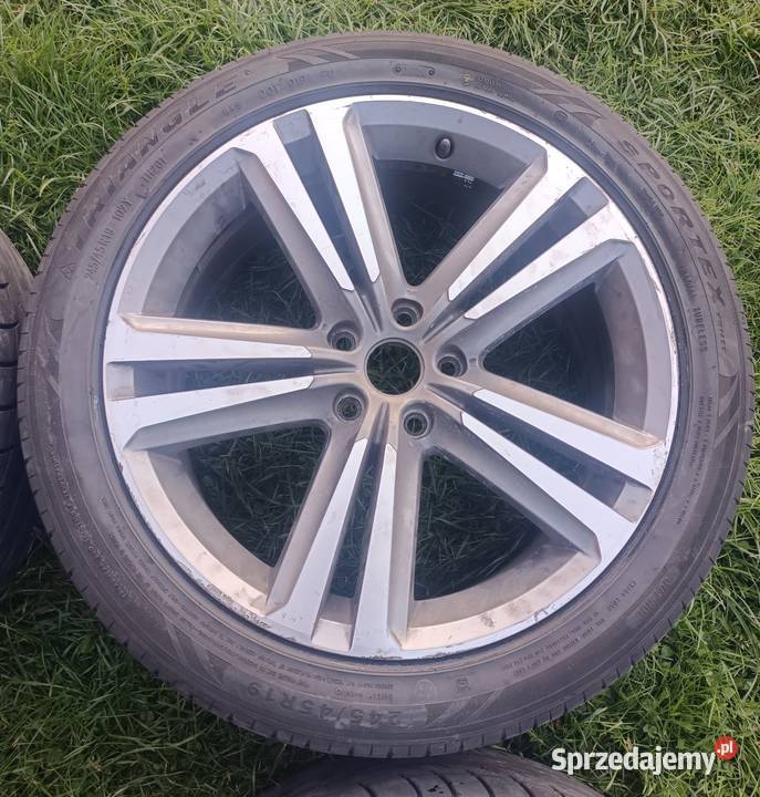 Felgi aluminiowe 19 5x112 opony letnie mazowieckie sprzedam