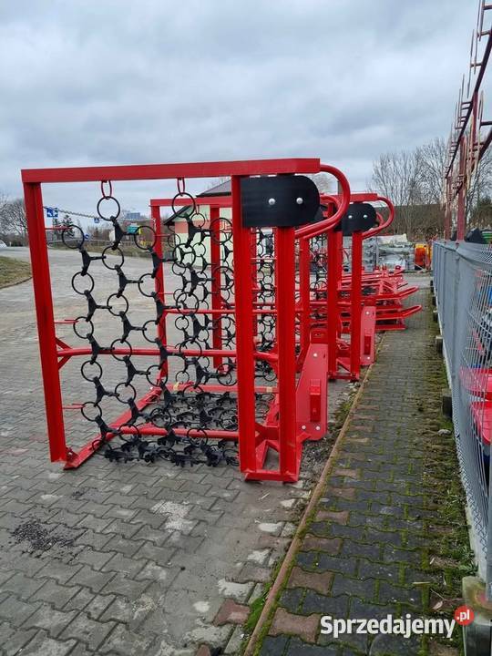 Włóka łąkowopolowa 28m Brona łąkowa Niwelator nieuszkodzony Sandomierz