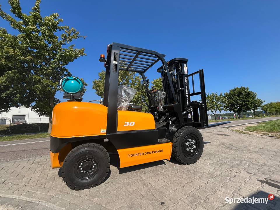 3T Wózek widłowy LPG duplex Gunter Grossmann Lidzbark