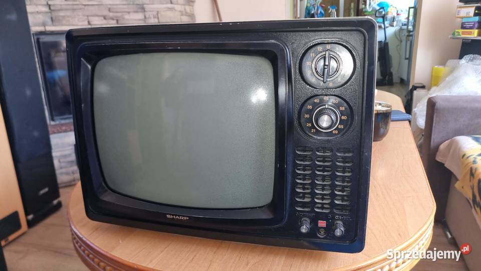 Zabytkowy telewizor Sharp 12P32G 12 Vintage Warta