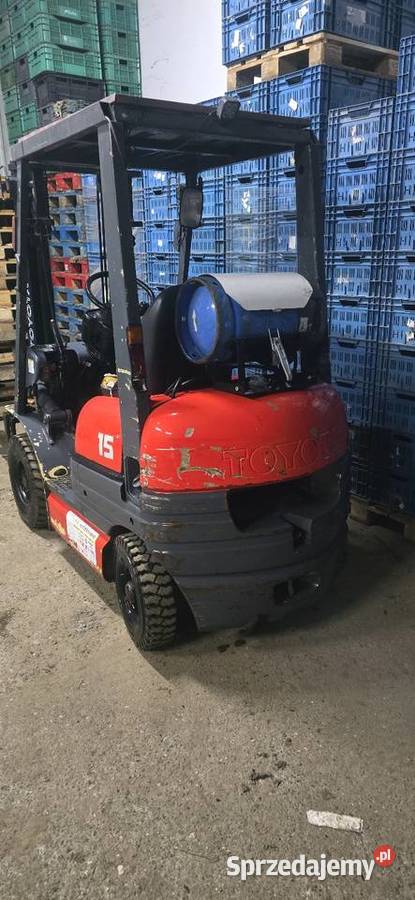Wózek widłowy TOYOTA 6FGL 1500 udźwig Wózki widłowe Proszowice sprzedam