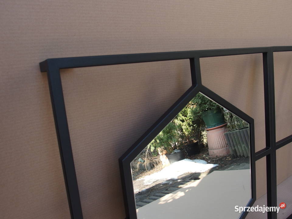 Lustro w stalowej ramie loft Radomsko sprzedam