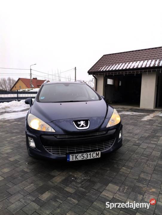 Sprzedam Peugeot 308 SW 16 HDI O przebiegu 349 światła przeciwmgielne