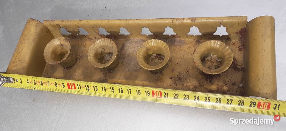 Świecznik świątecznymetalowy4 świecedzwonydo Tuszkowo