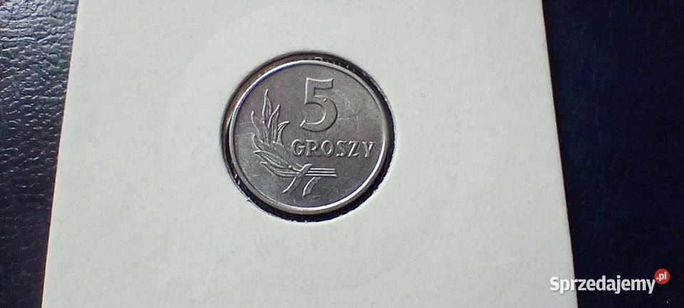 Stare monety 5 groszy 1968 Polska PRL mennicza Lesko