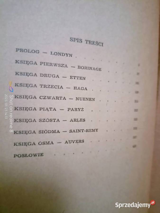 Pasja życia Stone biografia malarza Van Gogh miękka sprzedam