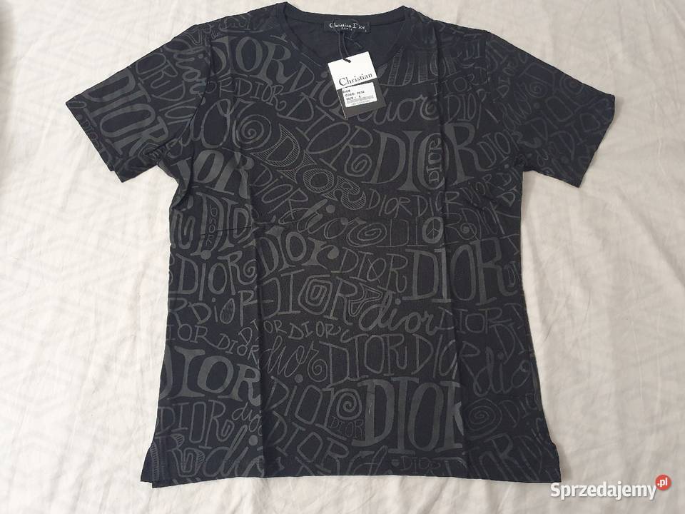 NOWA damska koszulka Christian Dior tshirt CD Topy i koszulki Gdynia