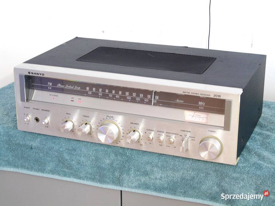 Amplituner Sanyo No 2016 sprawny Vintage WYSYŁKA Jasło