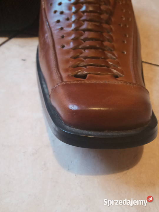 Buty skórzane eleganckie 46 Półbuty Kraków sprzedam