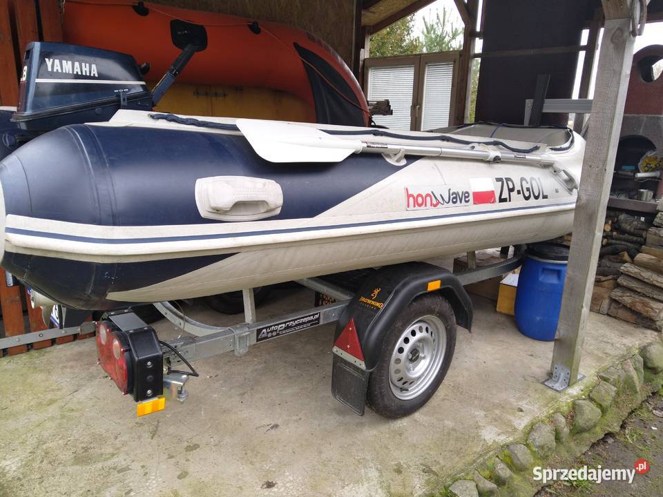Ponton Honda HonWave silinik Yamaha 8 przyczepka zachodniopomorskie