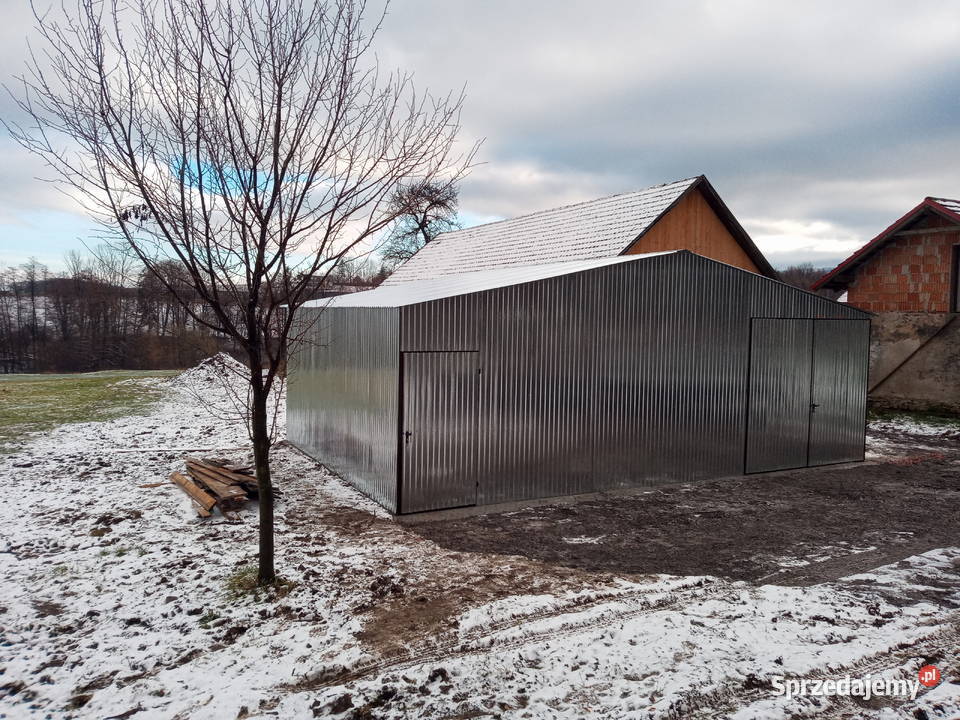Garaż blaszany 6x55 śląskie Skoczów