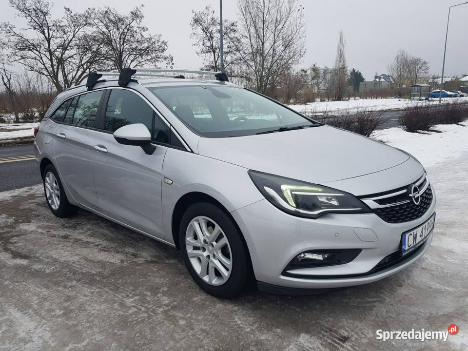 Opel Astra 16 cdti Nawigacja Klimatronik srebrny kujawsko-pomorskie Włocławek sprzedam