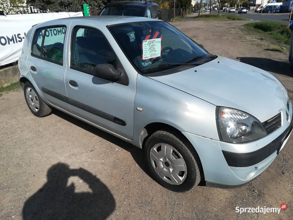 RENAULT CLIO 12I 2004r KLIMA ELES CZWK 5 DRZWI kupiony w Polsce Bydgoszcz