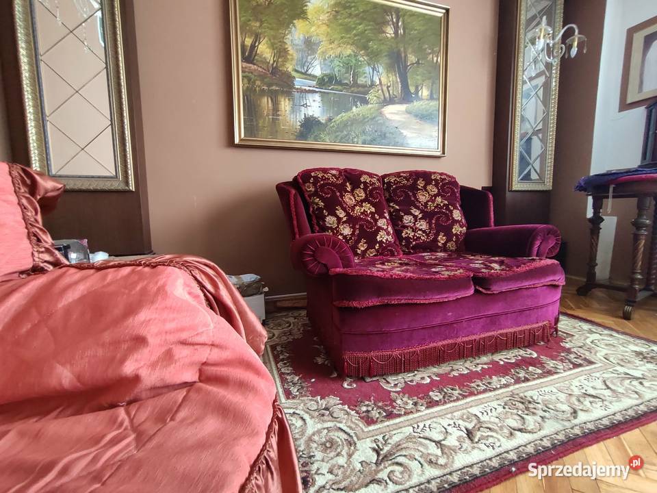 Sofa 2 fotele pufa podkarpackie Rzeszów