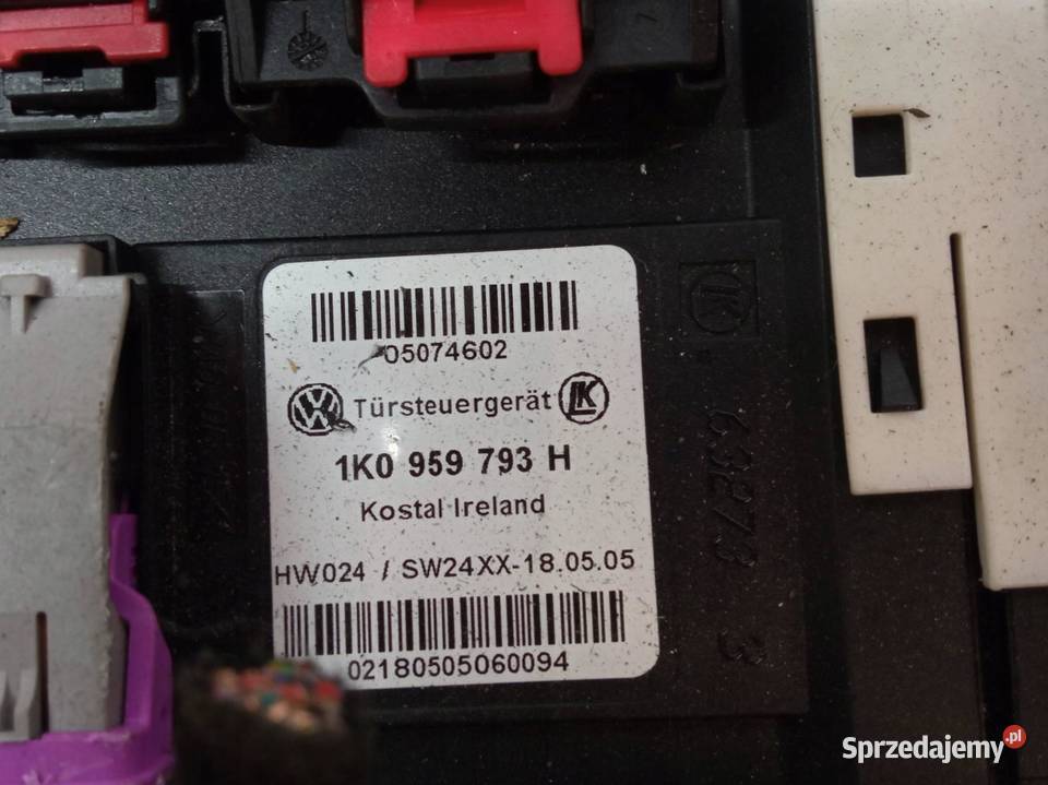 MECHANIZM SZYBY LEWY PRZÓD 1K0959793H 1P0837401A osobowe
