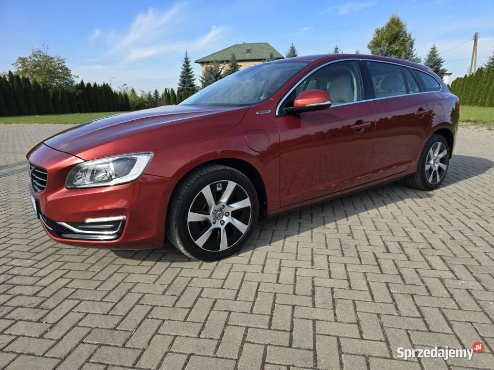 Volvo V60 24D6 HybrydaSkóryKolorowa NaviSuper automatyczna łódzkie Kutno