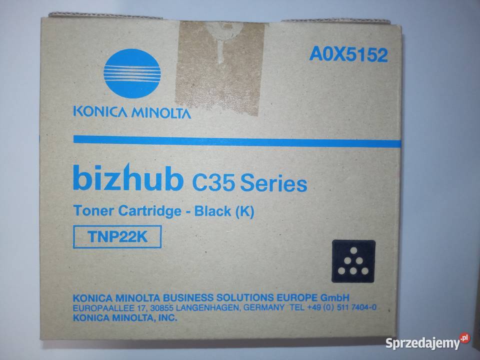 Oryginalny czarny toner TNP22K łódzkie Koluszki