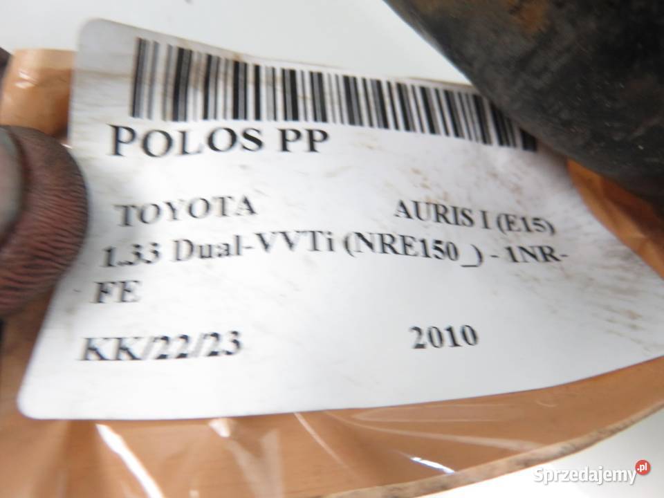 PÓŁOŚ PRAWA PRZEDNIA TOYOTA AURIS I E15 133