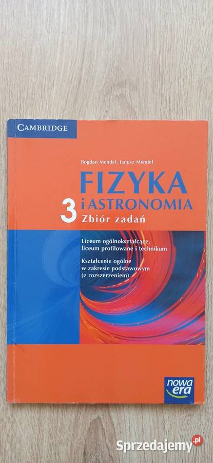 Mendel Fizyka i astronomia zbiór zadań 13 sprzedam