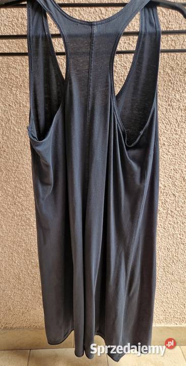 Sukienka Sandwich na ramiączkach granatowa lubelskie Lublin