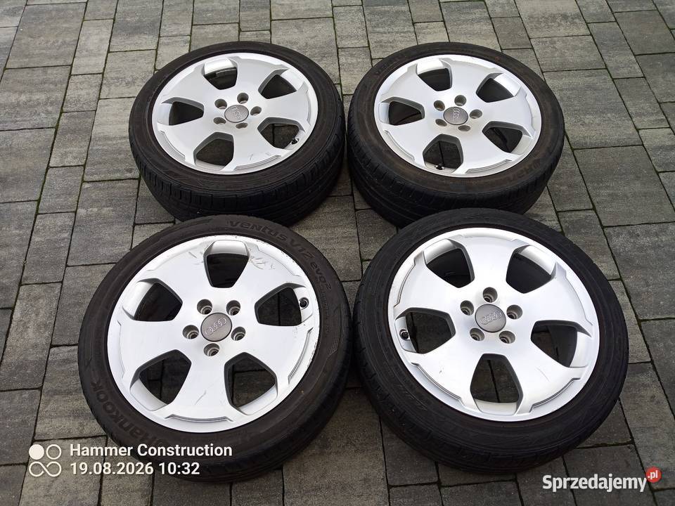 Alufelgi Audi A3 z oponami 22545R17 Okazja Brzozów