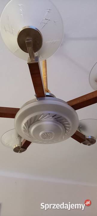 Pięcioramienny żyrandol w stylu Art Deco Skierniewice