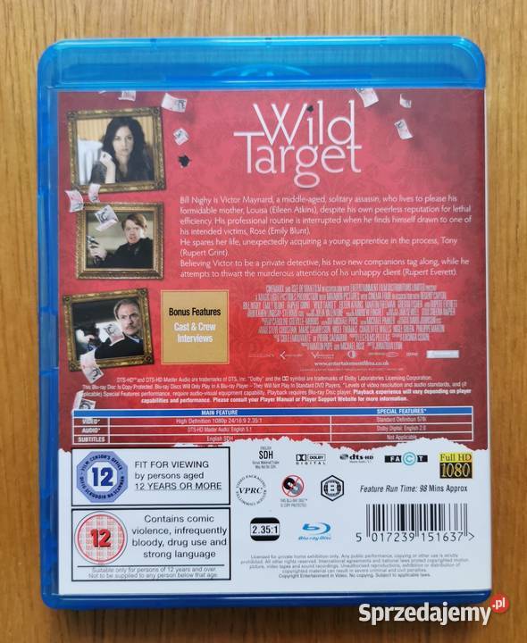 Wild Target Dziki Cel Bluray En 2010 Emily Blunt