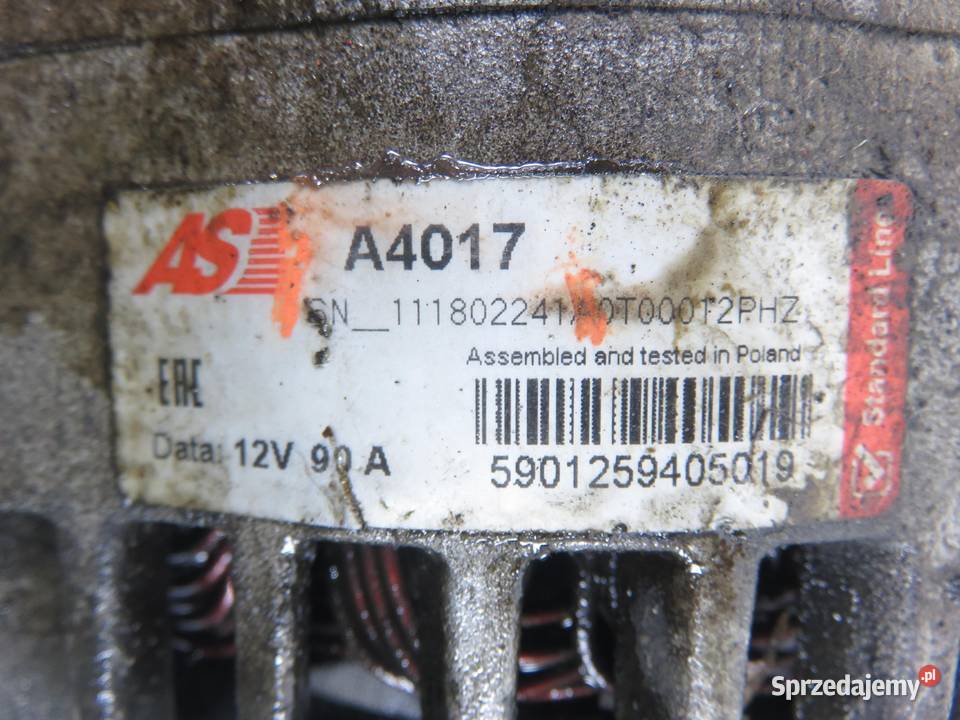 ALTERNATOR ALFA ROMEO 147 16 16V A4017 osobowe