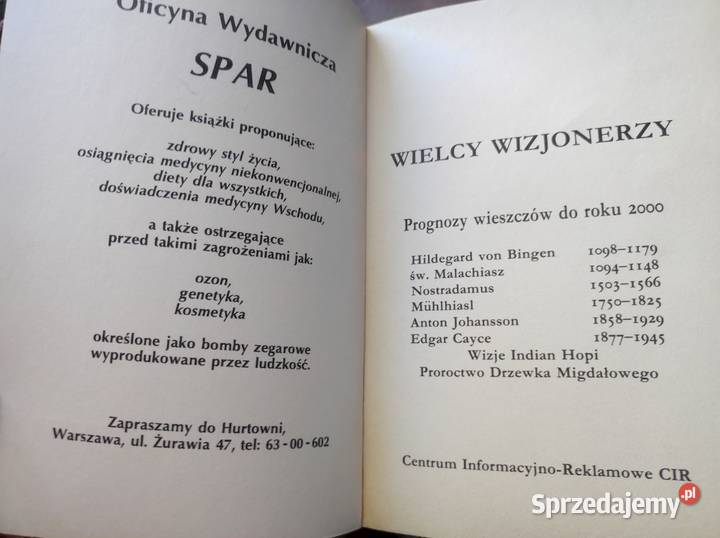 przepowiednie Wielcy Wizjonerzy Nostradamus Kielce