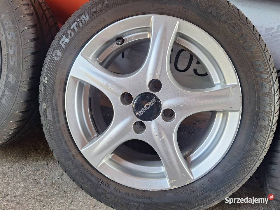 Alufelgi 4x100 14 ET38 Nissan Opel Kia Renault Motoryzacja Choceń sprzedam