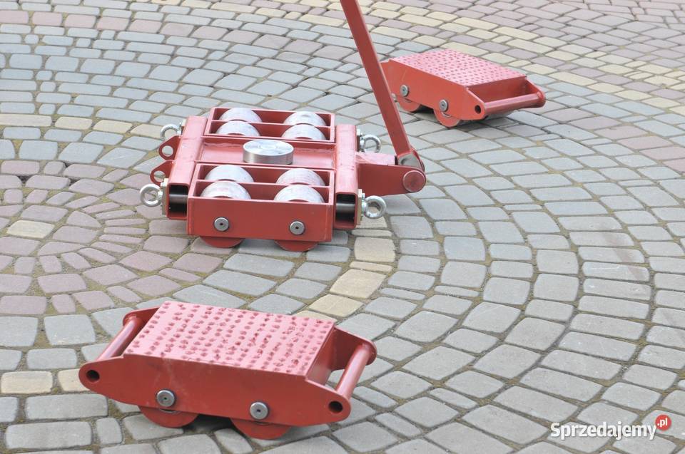 Wózki rolki transportowe zestaw super ciężki 40t