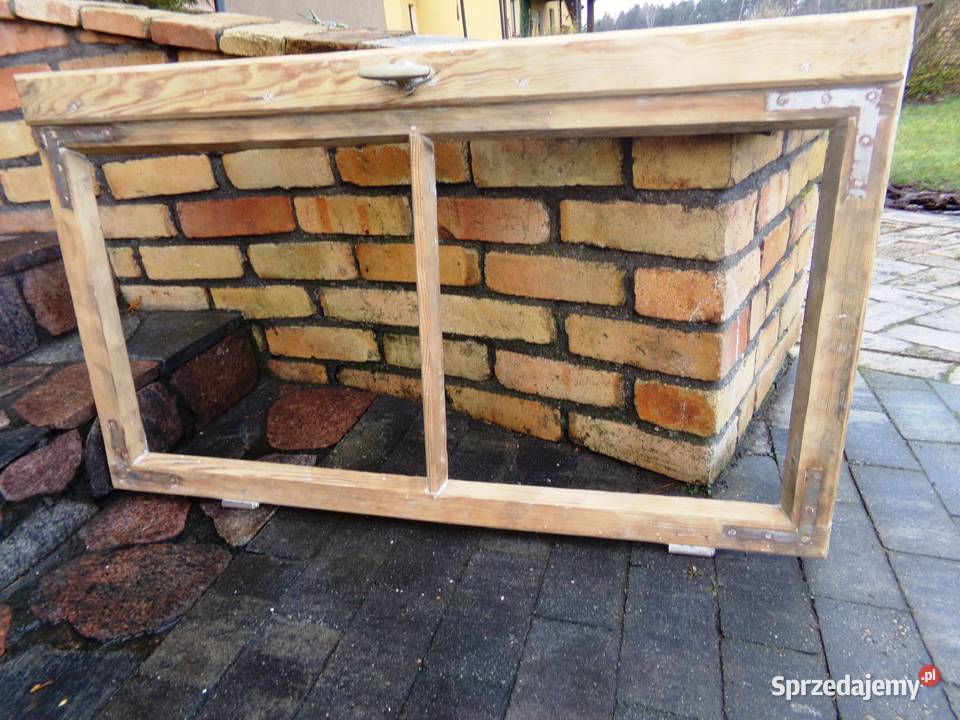 Stara rama na lustro aranżacja loft retro Ełk