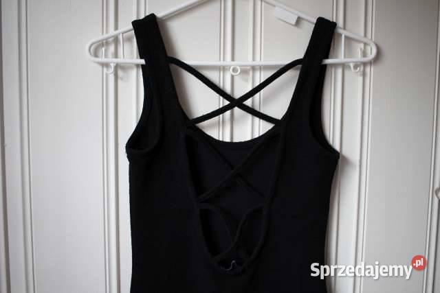 Czarna sukienka Terranova xs 34 bandażowa Toruń