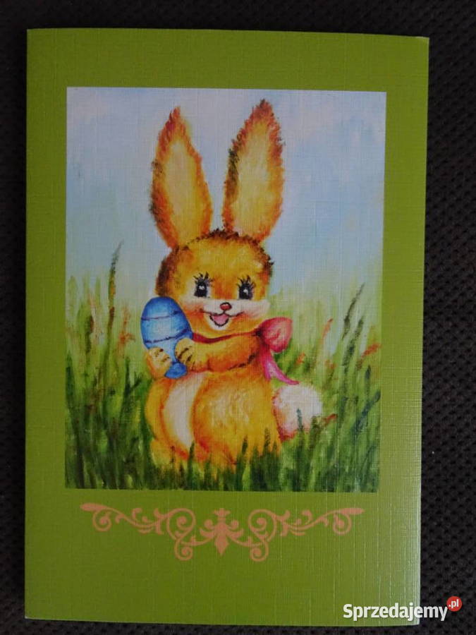 pocztówka kartka świąteczna Wielka Noc