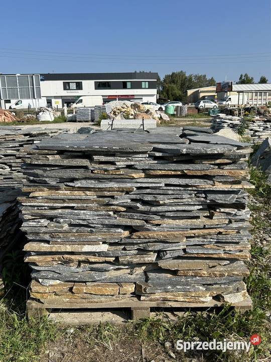 ŁUPEK OGRODOWY Kamień Naturalny Płyty na Schody Łódź