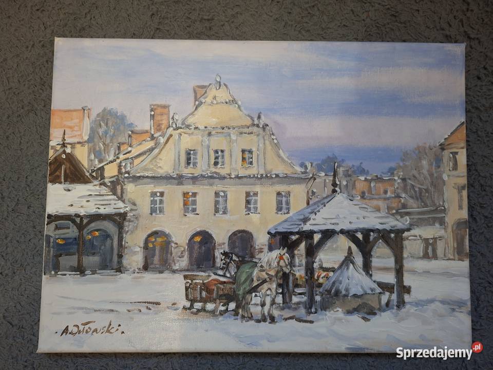 Obraz 40x30 Artur Orłowski Kazimierz Dolny Rynek