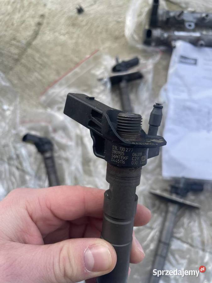 Wtryski 03L 130 277 listwa wtryskowa 03L 130 089 Ostrołęka