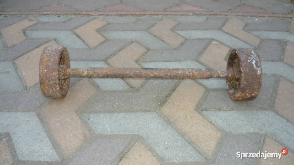 Koła z ośką koła metalowe 125 mm Sokółka