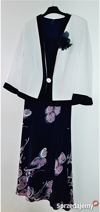 Sukienka i Żakiet na Wesele Elegancki komplet Rozmiar 46 Częstochowa