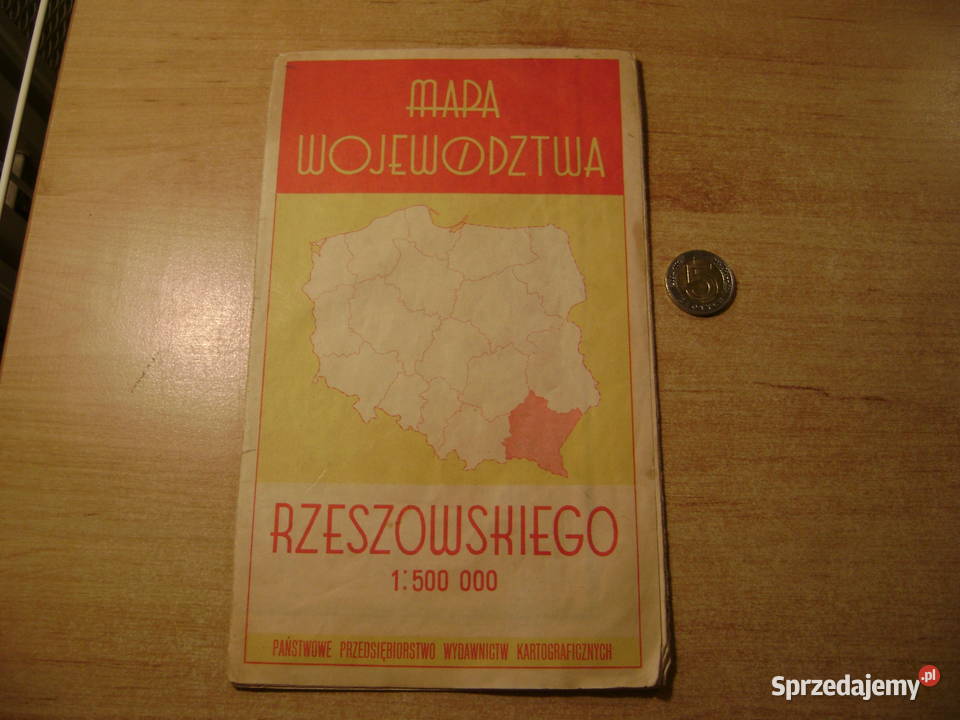 Starocie z PRL Mapy samochodowe województw Gdynia