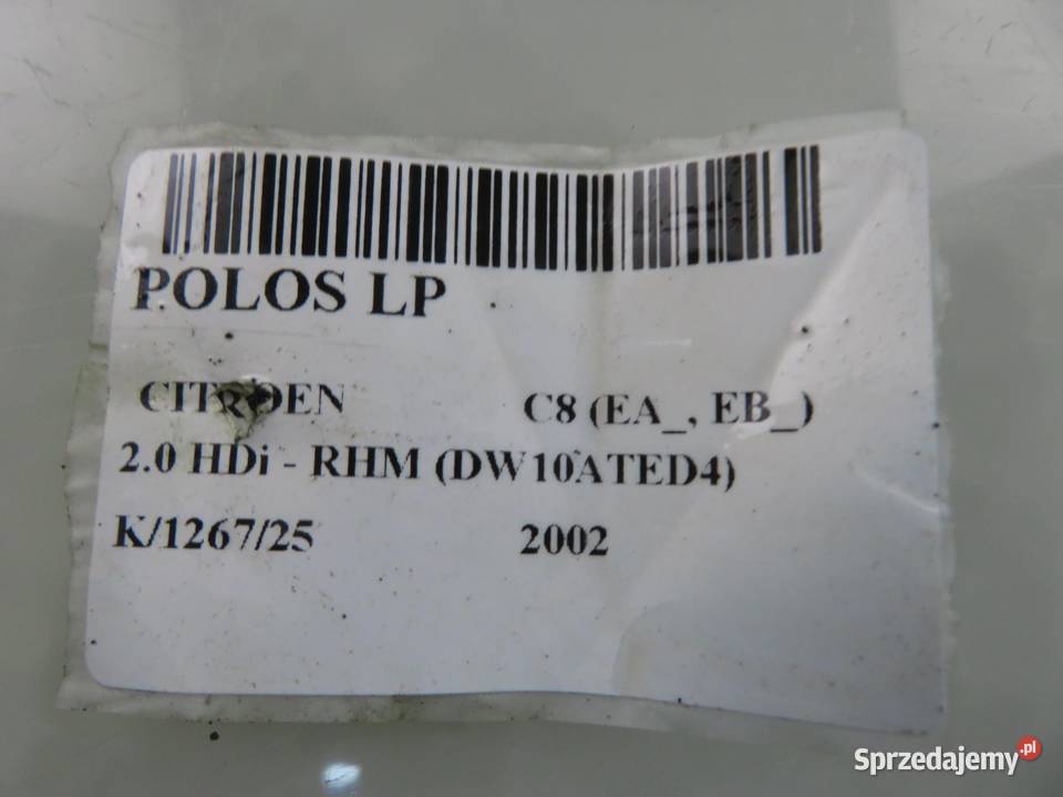 PÓŁOŚ LEWA PRZEDNIA CITROEN C8 20 HDi małopolskie