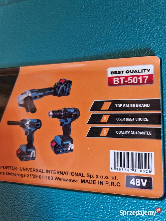 Zestaw narzędzi akumulatorowych WKRĘTARKA Zestawy narzędzi wielkopolskie