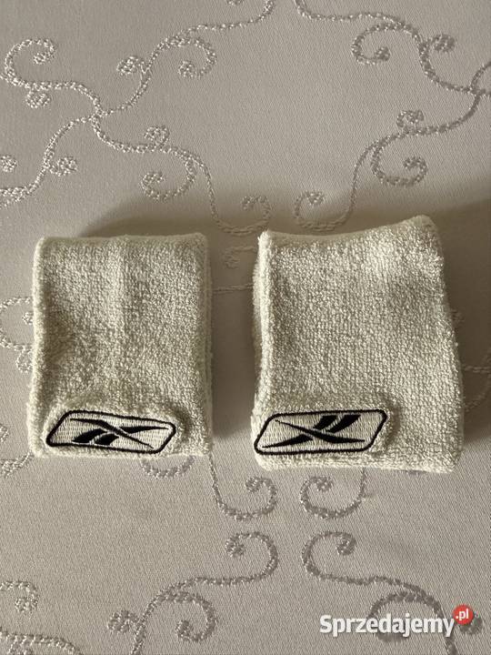Frotki Reebok vintage lata 90 białe opaski na Czerwionka-Leszczyny