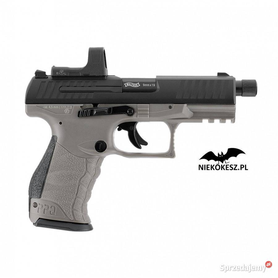 Pistolet wiatrówka Walther PPQ M2 Q4 TAC Combo Trzcianka