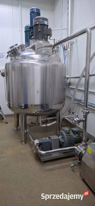 Zbiornik z mieszadłem i instalacją Zambrów