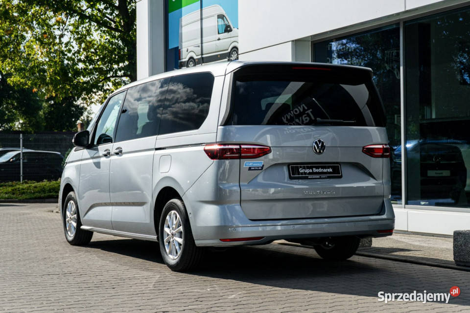 Volkswagen Multivan Family L2 20 TDI 150 DSG srebrny łódzkie Łódź